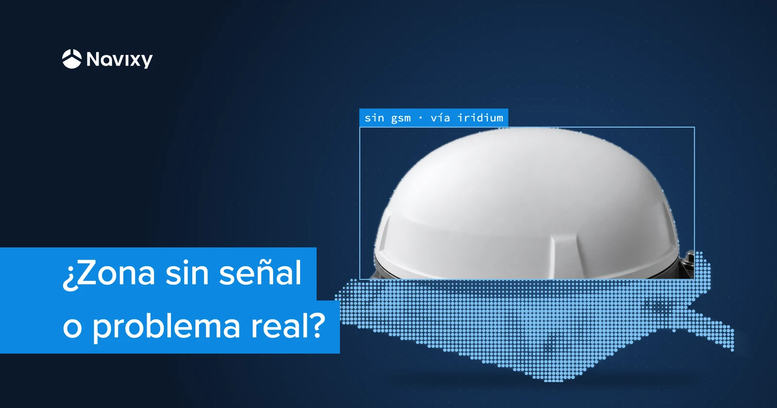 Rastreo satelital de flotas que distingue las zonas sin cobertura de los problemas reales
