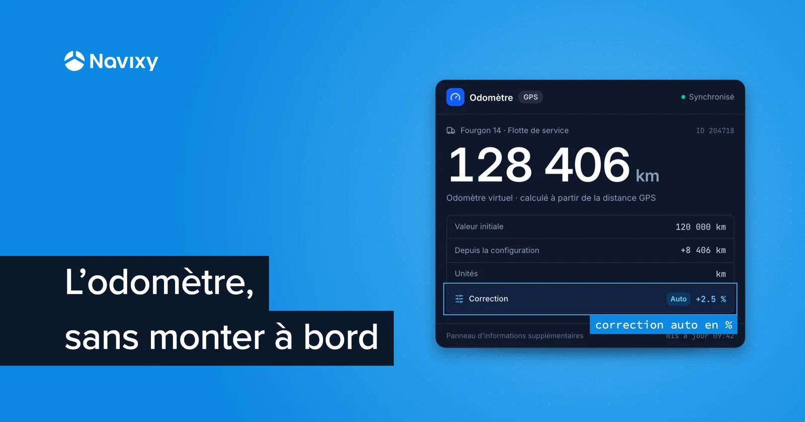 Comptage précis du kilométrage basé sur le GPS