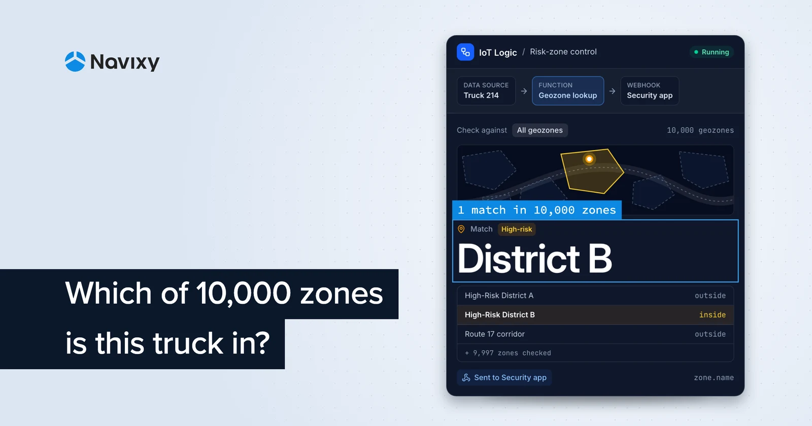 How to automate route and risk-zone control at scale