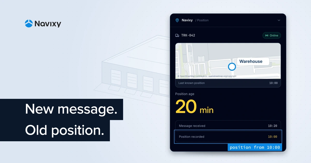 New message. Old position.