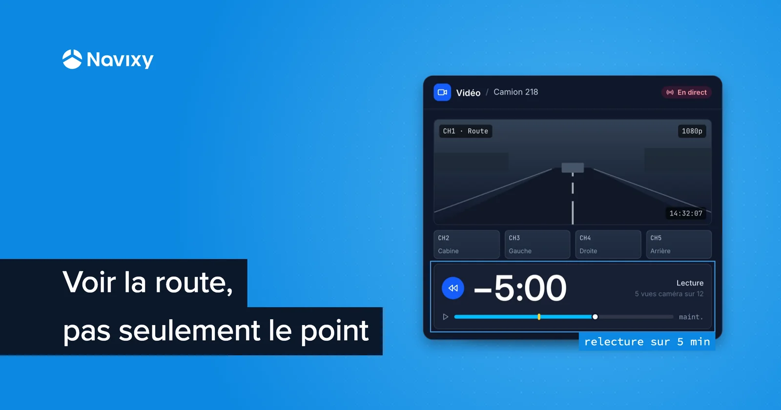 La diffusion vidéo en continu désormais disponible avec Navixy