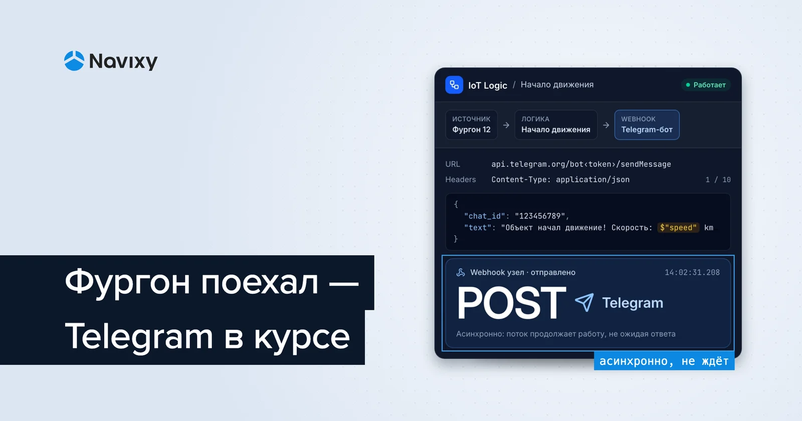 Webhook узел в IoT Logic: запускайте мгновенные действия во внешних системах, которые вы уже используете