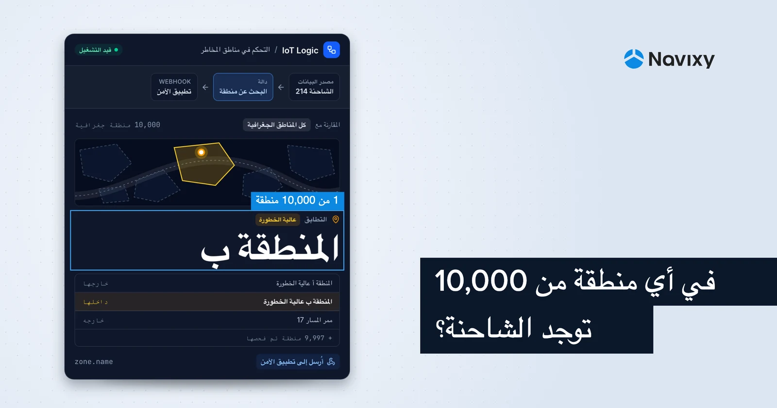 كيفية أتمتة التحكم في المسارات ومناطق المخاطر على نطاق واسع