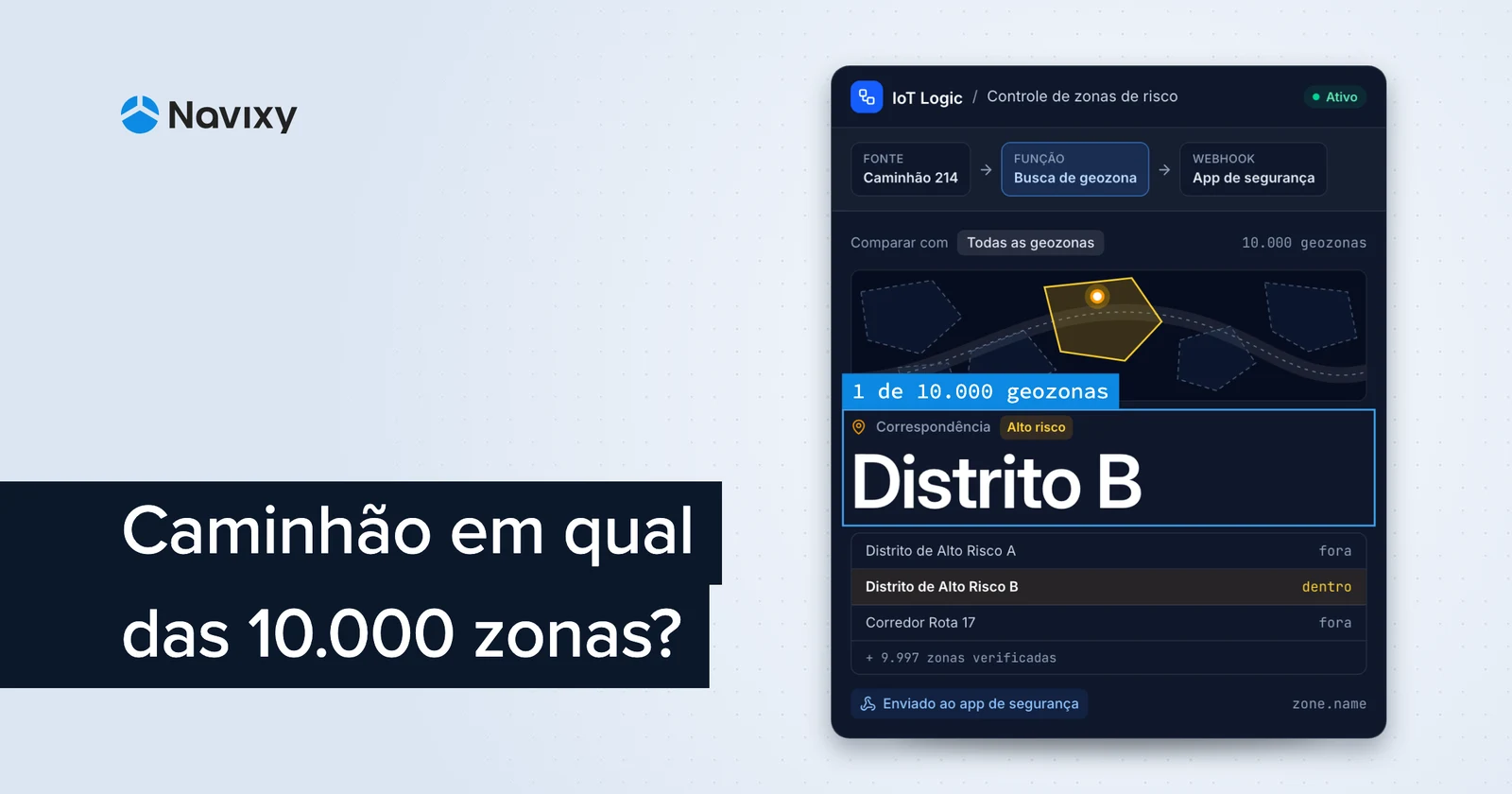 Como automatizar o controle de rotas e zonas de risco em escala