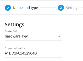 State field value