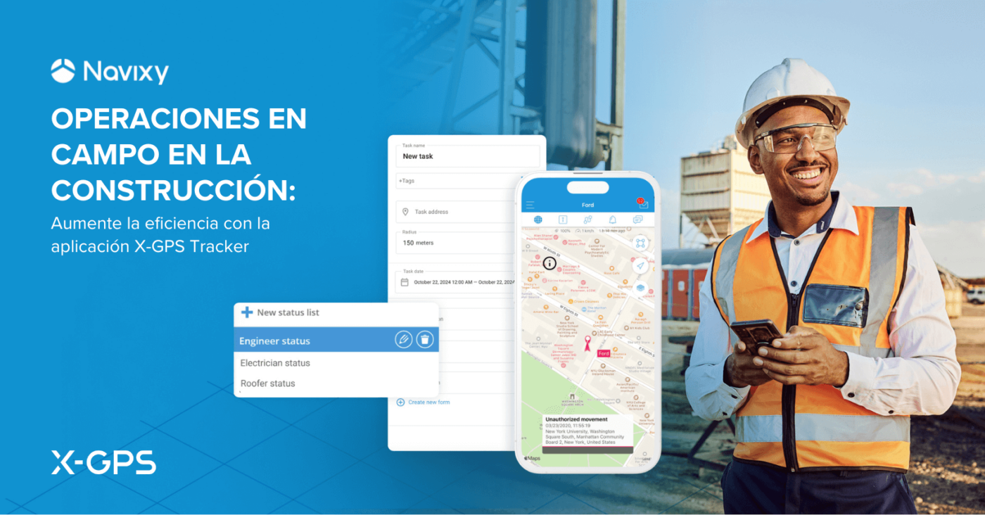 Operaciones en campo en la construcción: Aumente la eficiencia con la aplicación X-GPS Tracker