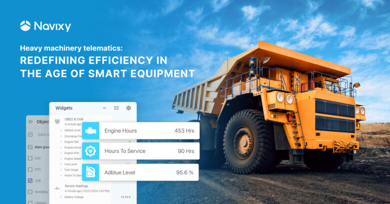 Heavy machinery telematics: Redefining efficiency in the age of smart equipment