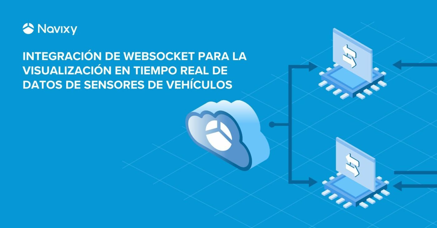 Integración de WebSocket para la visualización en tiempo real de datos de sensores de vehículos