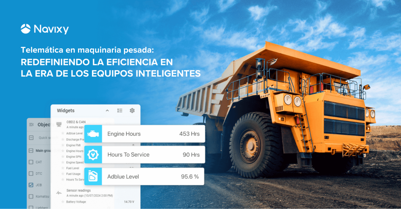 Telemática en maquinaria pesada: Redefiniendo la eficiencia en la era de los equipos inteligentes