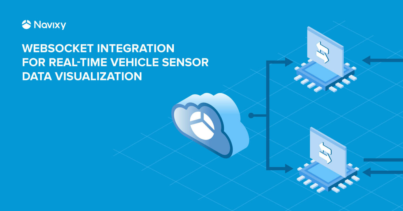 WebSocket integration for real-time vehicle sensor data visualization