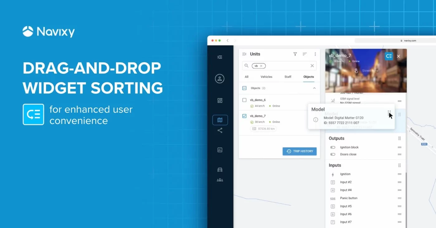 Drag-and-drop widget sorting for enhanced user convenience