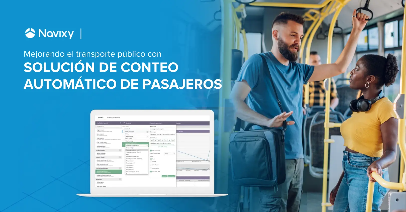 Mejorando el transporte público con la solución de conteo automático de pasajeros