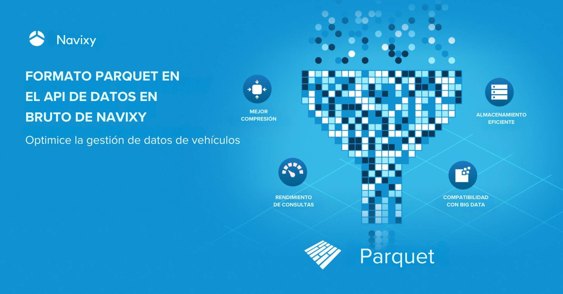 Formato Parquet para telemática: Cómo optimizar la gestión de datos de vehículos con el API de Navixy