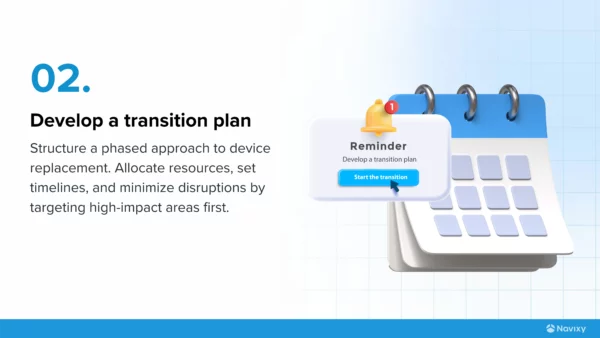 Step 2. for a transition to 4G action plan. Plan the process of transition