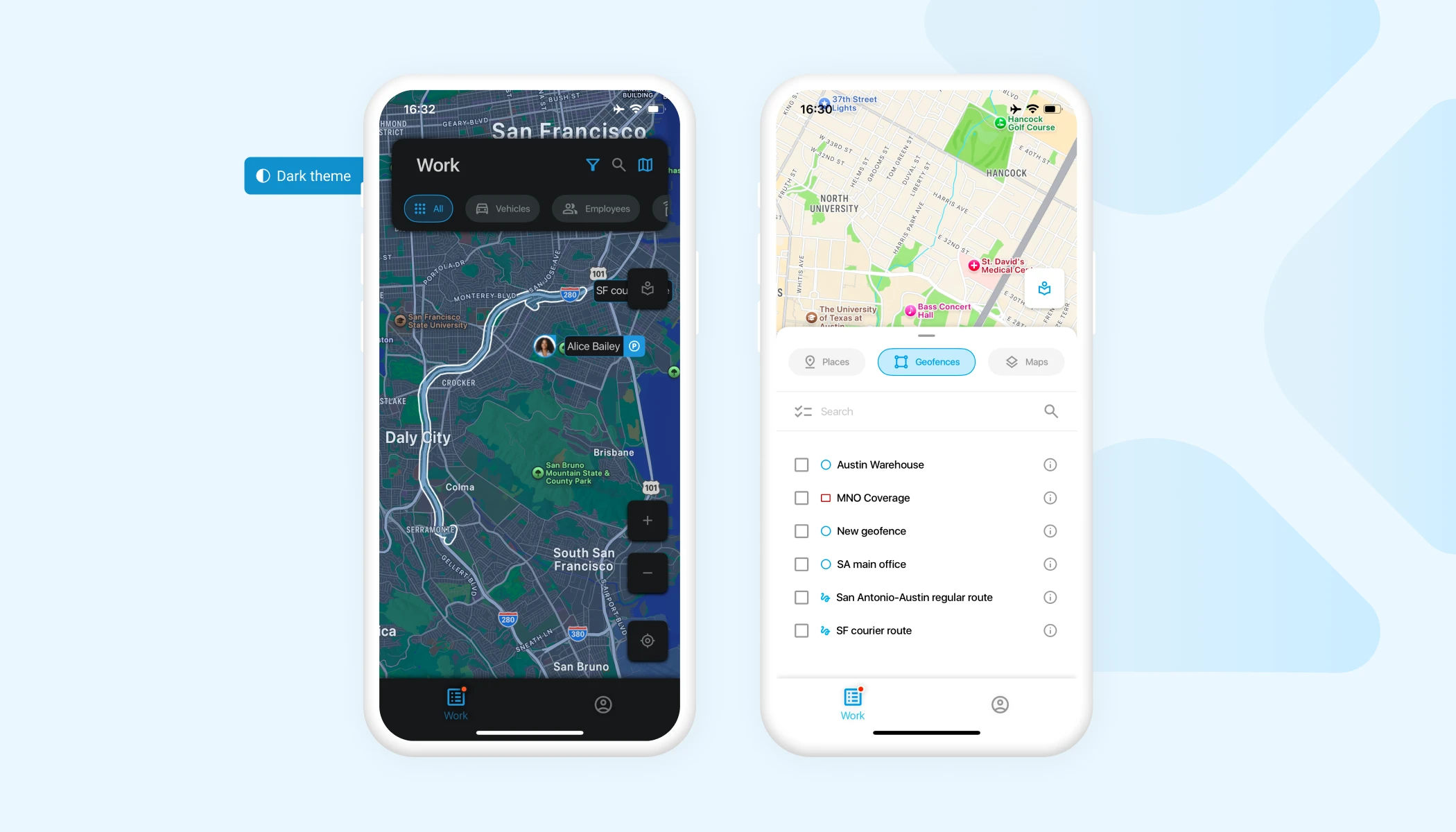 Route deviation monitoring